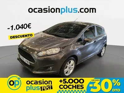 Usado Ford Fiesta Trend 82 CV (60 kW) 2017 Negro Berlina