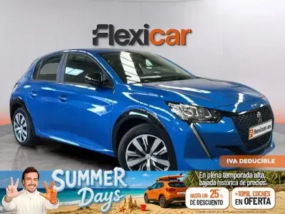 Usado Peugeot e-208 Active 100 kW (136 CV) 2024 Azul Utilitario