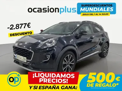 Usado Ford Puma Titanium 125 CV (91 kW) 2022 Negro SUV