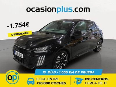 Usado Peugeot 208 Allure 100 CV (73 kW) 2025 Negro Utilitario