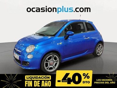 Azul Usado 2015 Fiat 500 S Utilitario | 5973 € (Buen precio)
