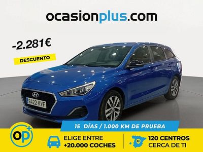 Azul Usado 2019 Hyundai i30 GO! Familiar | 11.790 € (Precio justo)