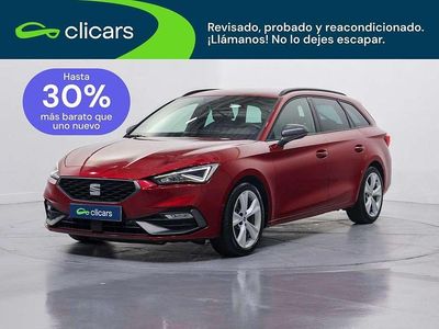 Brugt Seat Leon ST FR 150 HK (110 kW) 2021 Rød Stationcar