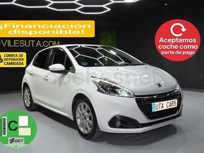 Usado Peugeot 208 Active 99 CV (72 kW) 2018 Blanco Utilitario