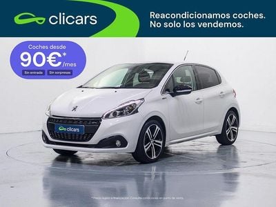 Usado Peugeot 208 GT-line 110 CV (80 kW) 2019 Blanco Utilitario