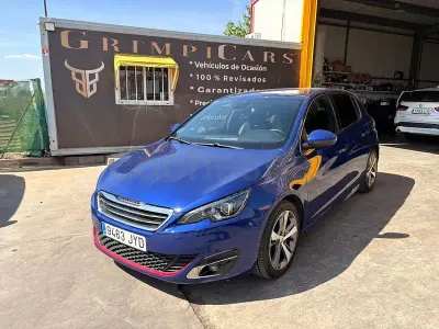 Usado Peugeot 308 GT-line 150 CV (110 kW) 2017 Azul Berlina