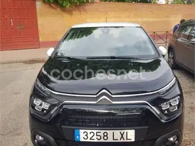Usado Citroën C3 Feel 102 CV (75 kW) 2022 Negro Utilitario