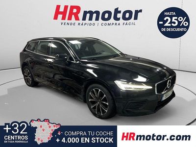 Usado Volvo V60 Momentum 197 CV (144 kW) 2021 Negro Familiar