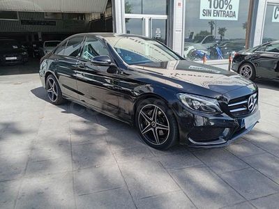 Usado Mercedes C200 136 CV (100 kW) 2018 Negro Berlina