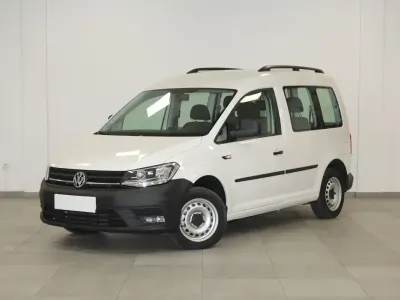 Begagnad VW Caddy Trendline 102 HK (75 kW) 2017 Vit Minibuss