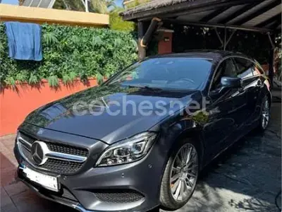 Usado Mercedes CLS500 408 CV (300 kW) 2016 Gris / plata Coupe