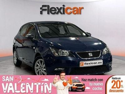 Usado Seat Ibiza Reference 75 CV (55 kW) 2017 Azul Berlina