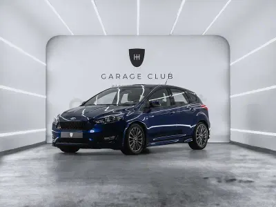 Usado Ford Focus ST-Line 125 CV (91 kW) 2017 Azul Berlina