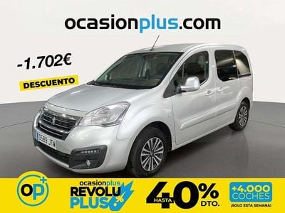 Usado Peugeot Partner Active 100 CV (73 kW) 2016 Gris Monovolumen