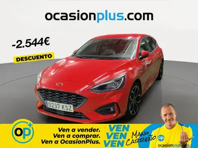 Usado Ford Focus ST-Line 182 CV (133 kW) 2019 Rojo