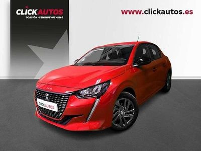Usado Peugeot 208 Access 82 CV (60 kW) 2022 Rojo Utilitario