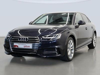 Usado Audi A4 S-Line 150 CV (110 kW) 2018 Azul Berlina