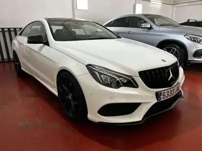 Usado Mercedes E200 184 CV (135 kW) 2015 Blanco Coupe