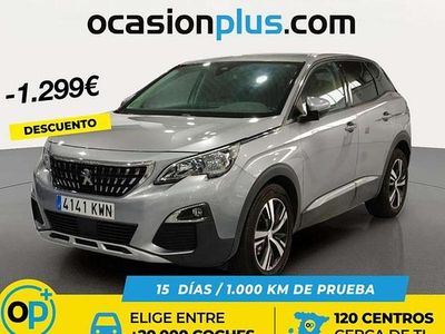Usado Peugeot 3008 Allure 131 CV (96 kW) 2019 Gris SUV