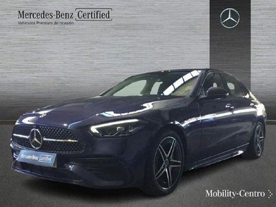 Negro obsidiana Usado 2025 Mercedes C200 AMG line Berlina | 43.900 € (Buen precio)