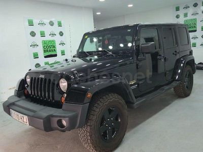 Usado Jeep Wrangler Unlimited Sahara 177 CV (130 kW) 2009 Negro SUV