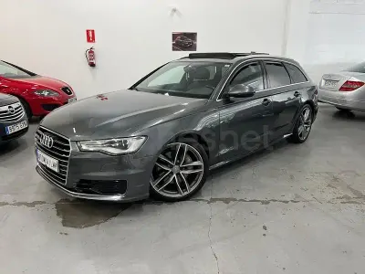 Usado Audi A6 Advanced Plus 218 CV (160 kW) 2016 Gris / plata Familiar