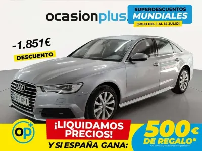 Usado Audi A6 Advanced 190 CV (139 kW) 2018 Gris Berlina