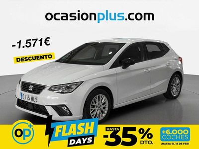 Usado Seat Ibiza FR 110 CV (80 kW) 2023 Blanco Utilitario