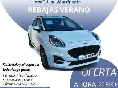 Usado Ford Puma ST-Line 125 CV (91 kW) 2023 Blanco SUV