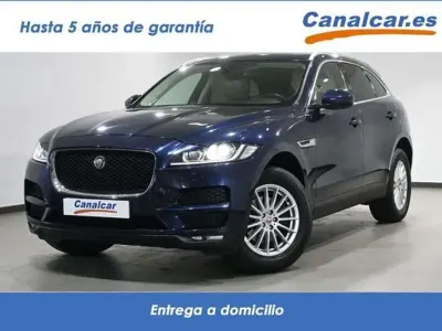 Usado Jaguar F-Pace Pure 241 CV (177 kW) 2017 Azul SUV