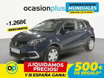 Usado Renault Captur Life 90 CV (66 kW) 2019 Azul SUV