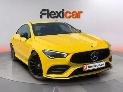 Usado Mercedes CLA200 150 CV (110 kW) 2019 Amarillo Coupe