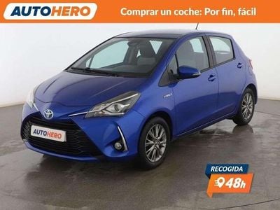Usado Toyota Yaris Hybrid Active 99 CV (72 kW) 2018 Azul Utilitario