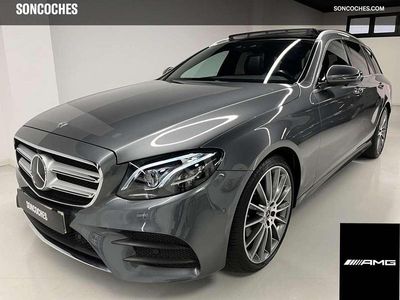 Gris Usado 2019 Mercedes E400 Familiar | 42.600 € (Precio justo)