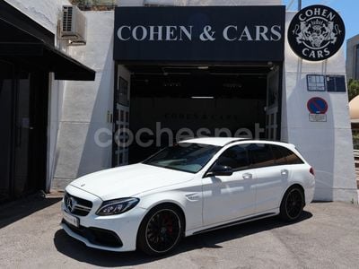 Usado Mercedes C63S AMG 510 CV (375 kW) 2015 Blanco Familiar