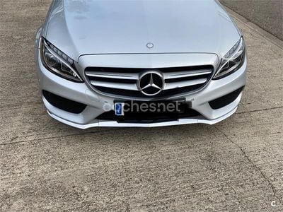Usado Mercedes C220 Exclusive 170 CV (125 kW) 2016 Gris / plata Familiar
