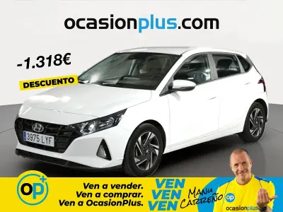 Usado Hyundai i20 84 CV (61 kW) 2022 Blanco Utilitario