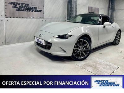 Usado Mazda MX5 Style 160 CV (117 kW) 2016 Blanco Descapotable