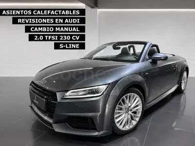 Usado Audi TT Roadster S-Line 230 CV (169 kW) 2015 Gris / plata Descapotable