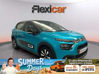 Usado Citroën C3 Feel 83 CV (61 kW) 2021 Azul Utilitario