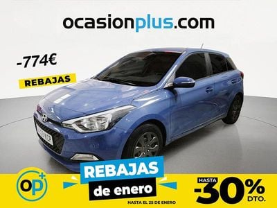 Azul Usado 2017 Hyundai i20 Berlina | 10.450 € (Precio justo)