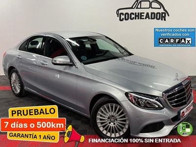 Usado Mercedes C220 Exclusive 170 CV (125 kW) 2015 Gris / plata Berlina