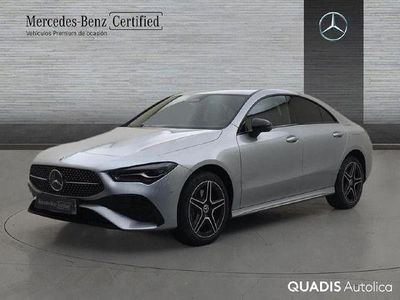 Plata hightech Usado 2025 Mercedes CLA250e AMG line Berlina | 39.900 € (Buen precio)