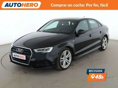 Usado Audi A3 S-Line 150 CV (110 kW) 2019 Negro Berlina