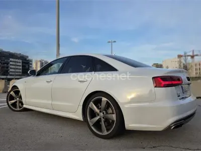Usado Audi A6 S-Line 218 CV (160 kW) 2015 Blanco Berlina