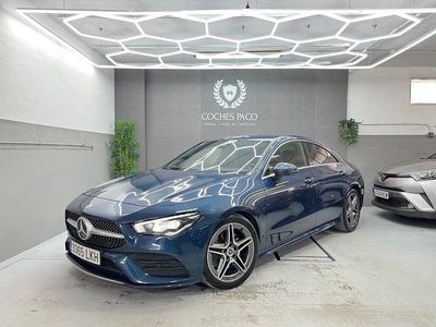 Usado Mercedes CLA200 150 CV (110 kW) 2021 Azul Berlina