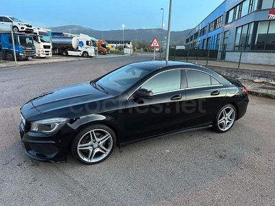 Usado Mercedes CLA200 AMG line 136 CV (100 kW) 2015 Negro Berlina