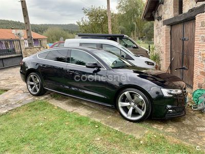 Usado Audi A5 Sportback S-Line 177 CV (130 kW) 2013 Negro Utilitario