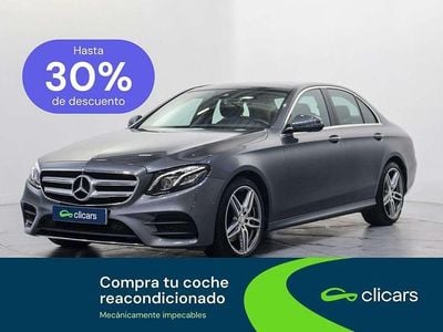 Usado Mercedes E200 184 CV (135 kW) 2016 Negro Berlina