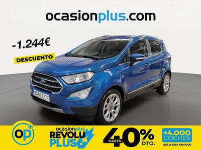 Usado Ford Ecosport Titanium 100 CV (73 kW) 2019 Azul SUV